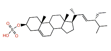 (22E,24S)-24-Ethylcholesta-5,22-dien-3b-ol 3-sulfate